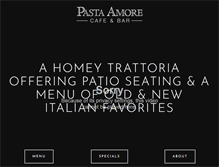 Tablet Screenshot of pastaamore.com